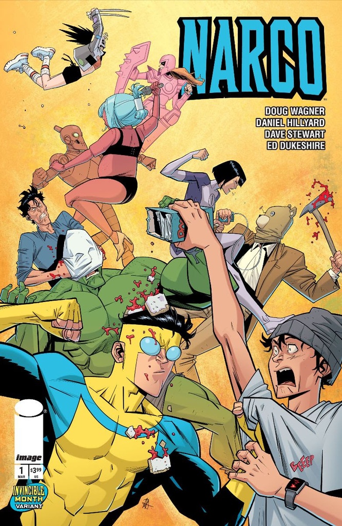 Narco #1 of 5 (Cover D Daniel Hillyard & Dave Stewart Invincible Team-Up Variant)