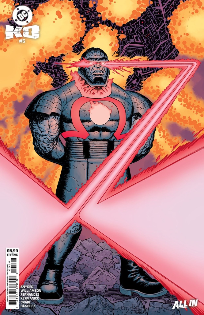 DC K.O. #5 of 5 (Cover H Steve Skroce Darkseid Card Stock Variant)