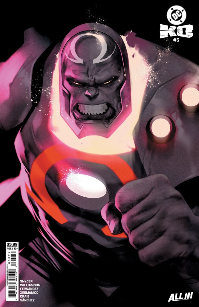 DC K.O. #5 of 5 (Cover F Ben Oliver Face-Off Card Stock Variant)