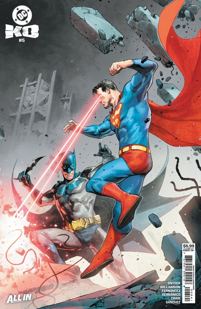 DC K.O. #5 of 5 (Cover D Jerome Opena Card Stock Variant)