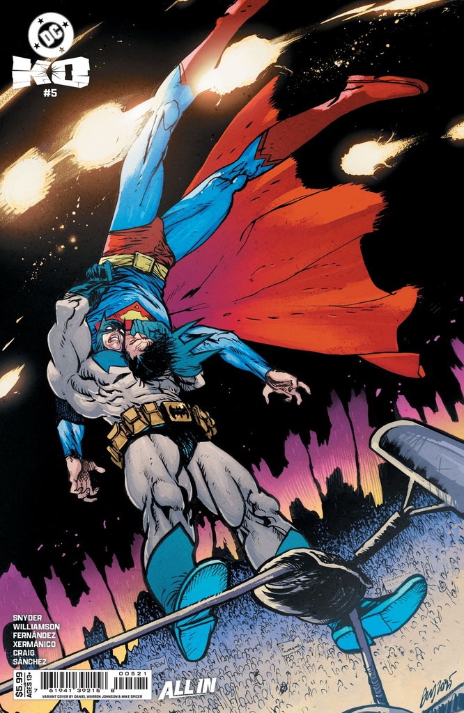 DC K.O. #5 of 5 (Cover B Daniel Warren Johnson Card Stock Variant)