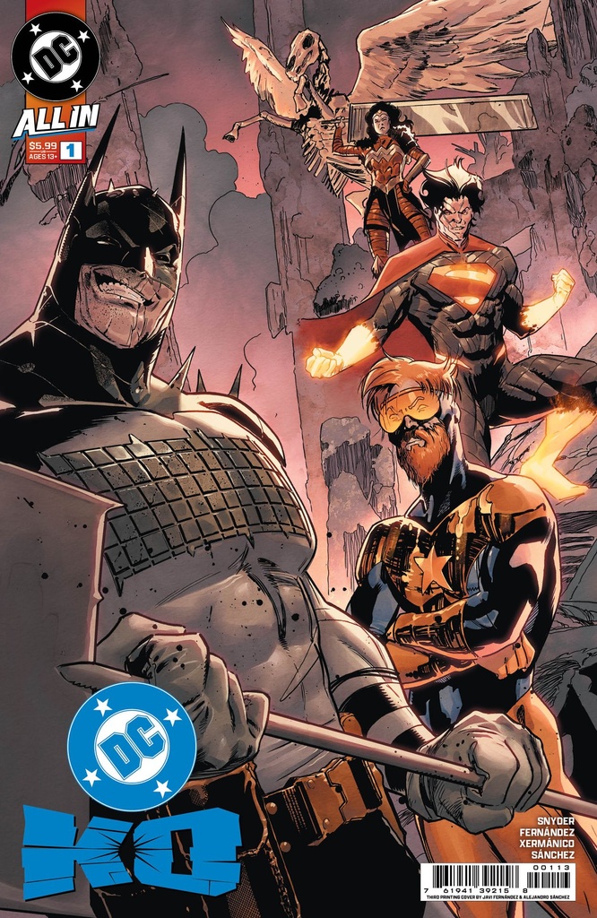 DC K.O. #1 of 5 (3rd Printing Javier Fernandez Variant)