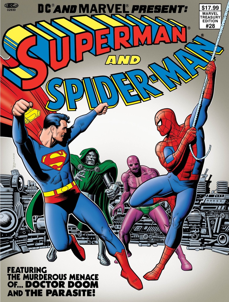 Marvel Treasury Edition #28 (DC and Marvel Present Superman and Spider-Man Facsimile Edition Cover B Brian Bolland)
