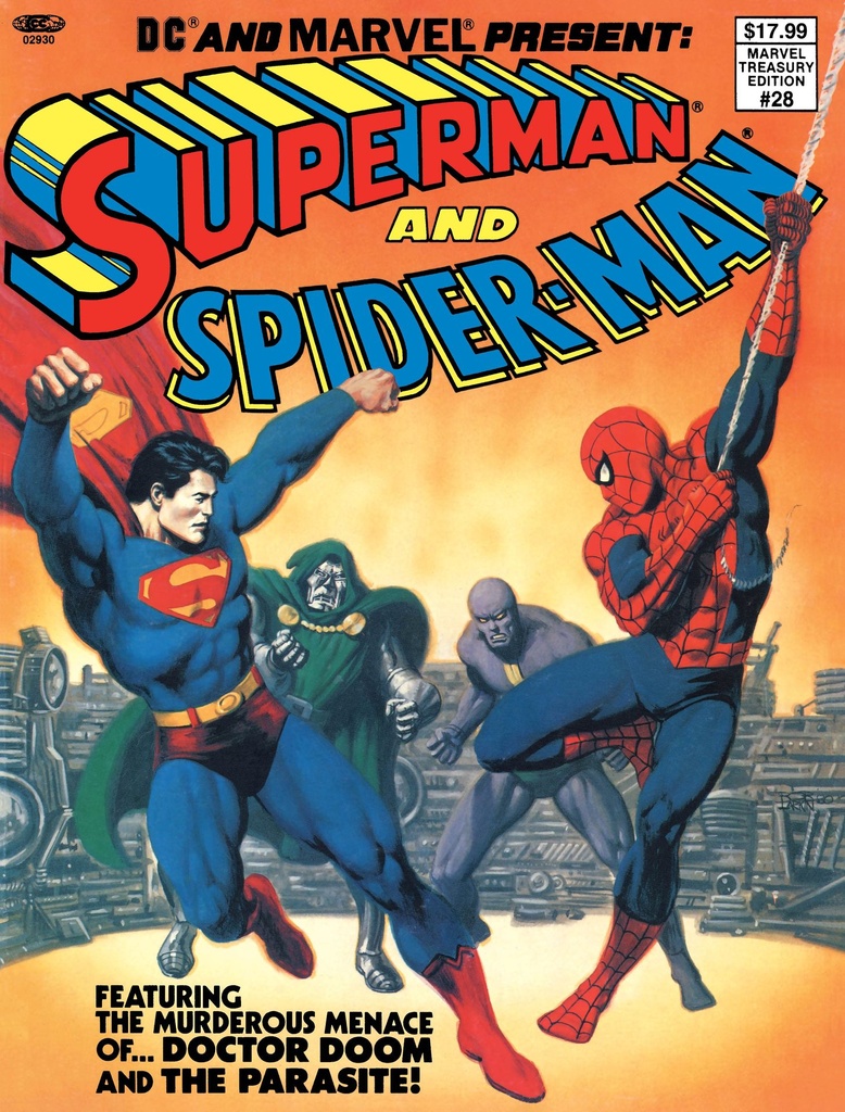 Marvel Treasury Edition #28 (DC and Marvel Present Superman and Spider-Man Facsimile Edition Cover A John Romita Sr & Bob Larkin)
