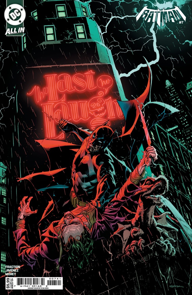 Batman #7 (Cover D Ryan Sook Card Stock Variant)
