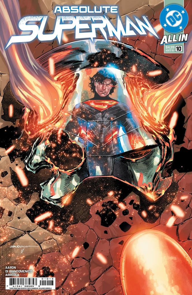 Absolute Superman #10 (3rd Printing Rafa Sandoval Variant)