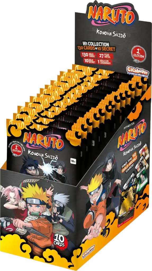 Naruto Mythos TCG - Set 1 - Booster Box (24 Packs, 1st Edition)