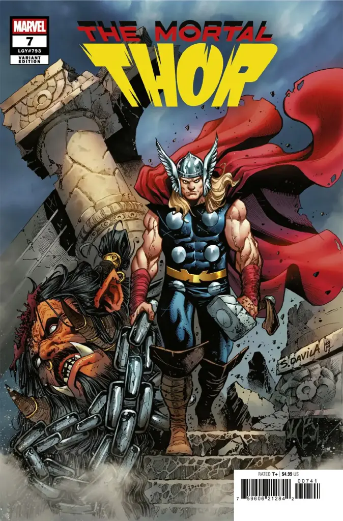 Mortal Thor #7 (Sergio Davila Variant)