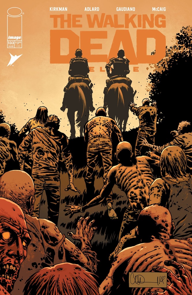 The Walking Dead: Deluxe #133 (Cover B Charlie Adlard & Dave McCaig)