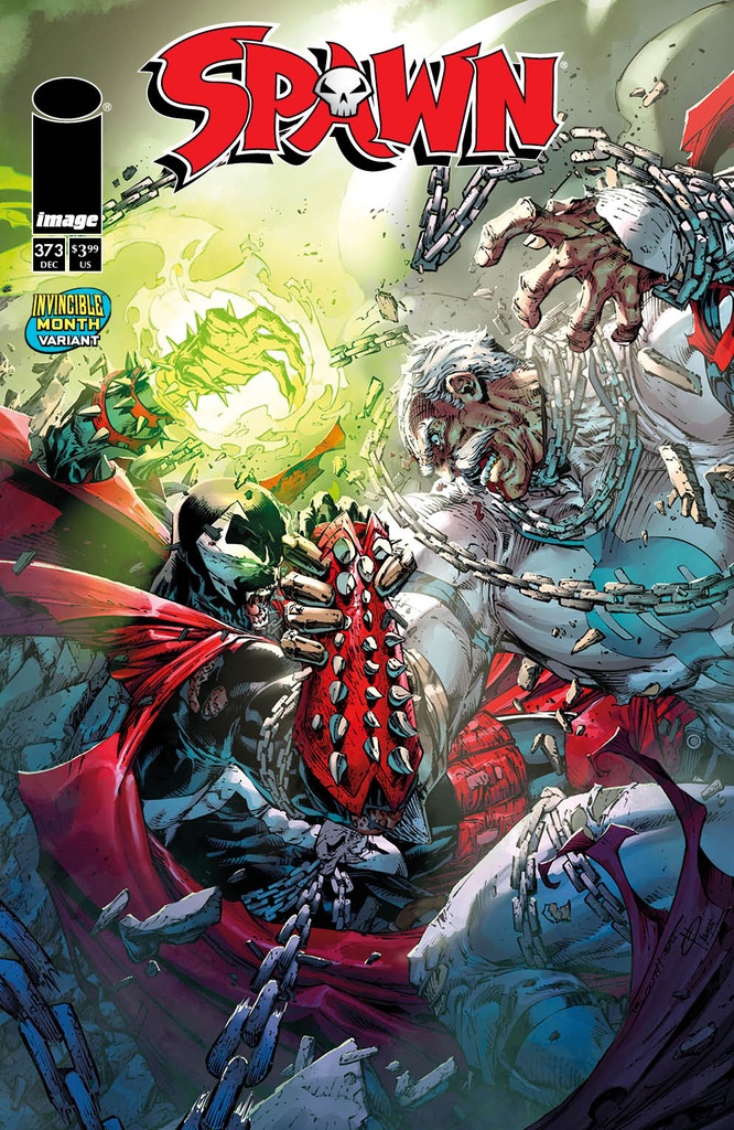 Spawn #373 (Cover D Brett Booth Invincible Team-Up Variant)