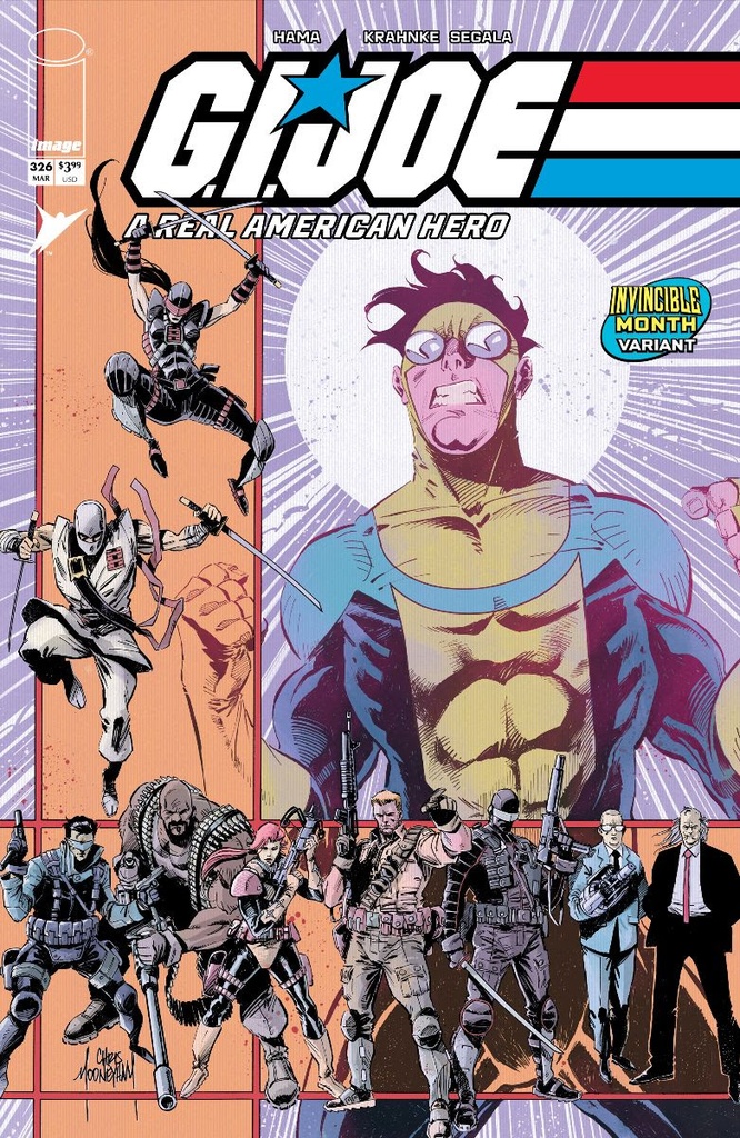 GI Joe: A Real American Hero #326 (Cover D Chris Mooneyham Invincible Team-Up Variant)