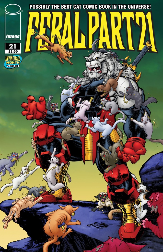 Feral #21 (Cover E Tony Fleecs & Trish Forstner Invincible Team-Up Variant)