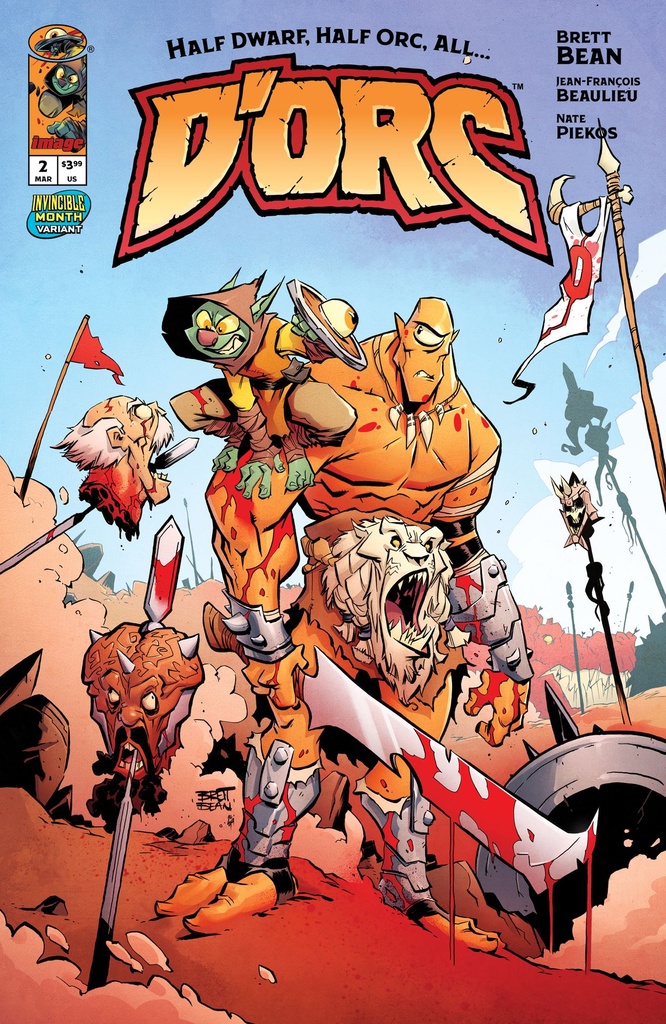 D'orc #2 (Cover C Brett Bean Invincible Team-Up Variant)