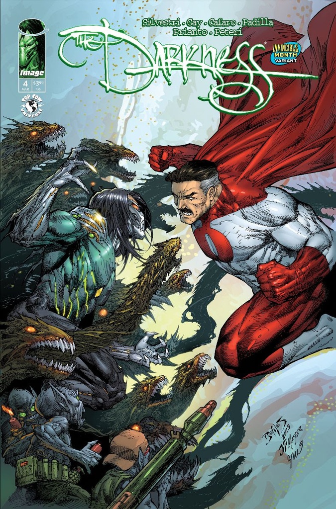The Darkness #4 (Cover D Ed Benes Invincible Team-Up Variant)