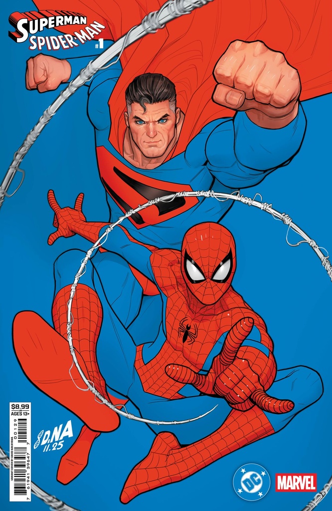 DC/Marvel: Superman/Spider-Man #1 (Cover Q David Nakayama Kingdom Come Superman & Spider-Man Card Stock Variant)