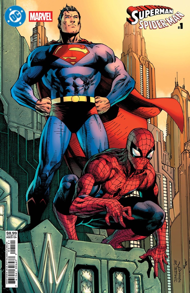 DC/Marvel: Superman/Spider-Man #1 (Cover B Jim Lee Card Stock Variant)