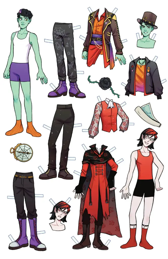 Monster High: Boomuda Triangle #1 (Cover C Bowen McCurdy Paper Doll Variant)