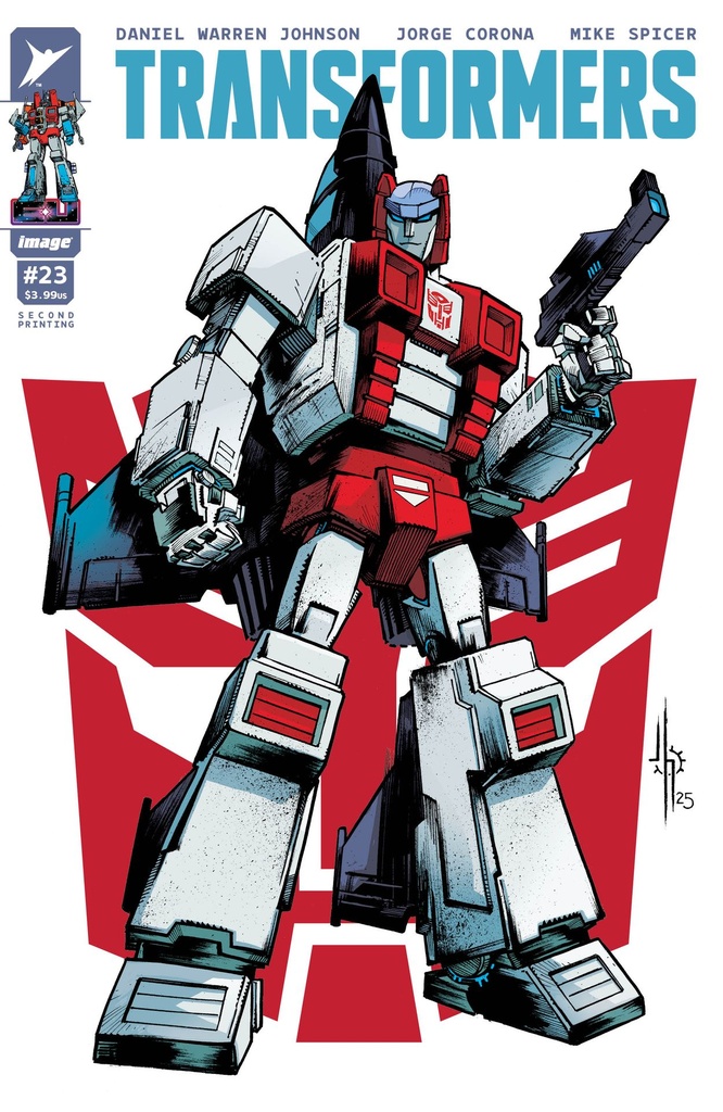 Transformers #23 (2nd Prnting Cover B Jason Howard Autobot Variant)
