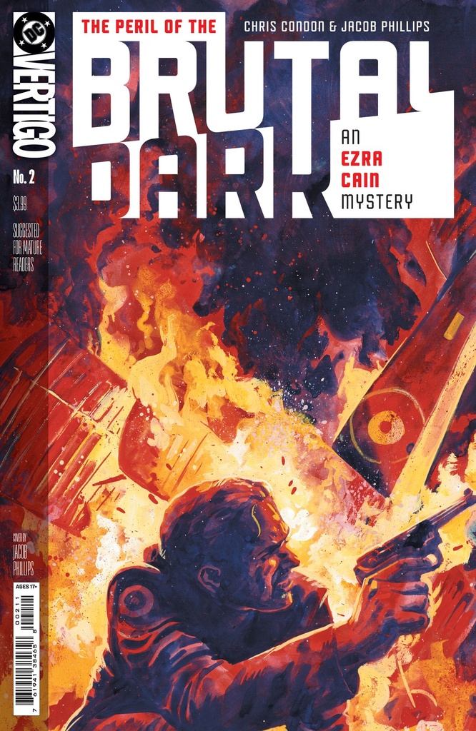 The Peril of the Brutal Dark: An Ezra Cain Mystery #2 of 6 (Cover A Jacob Phillips)