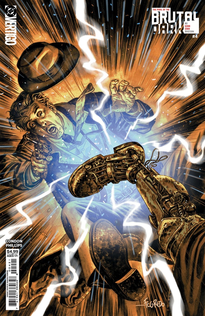 The Peril of the Brutal Dark: An Ezra Cain Mystery #4 of 6 (Cover B Duncan Fegredo Card Stock Variant)