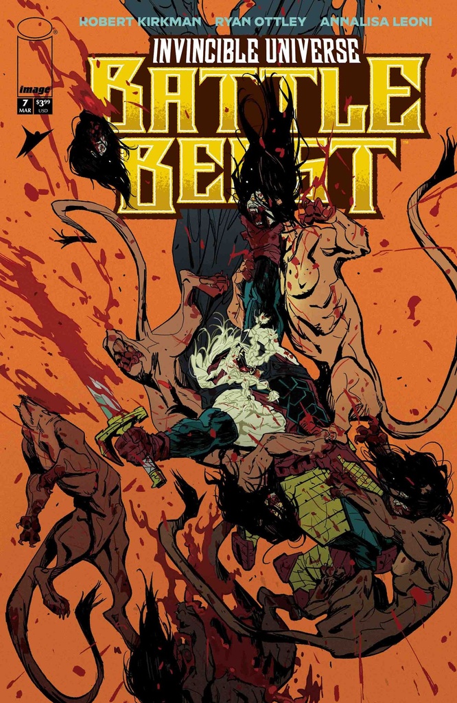 Invincible Universe: Battle Beast #7 (1:25 Rossi Gifford Variant)