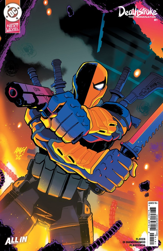 Deathstroke: The Terminator #1 (1:25 Tony Fleecs Card Stock Variant)