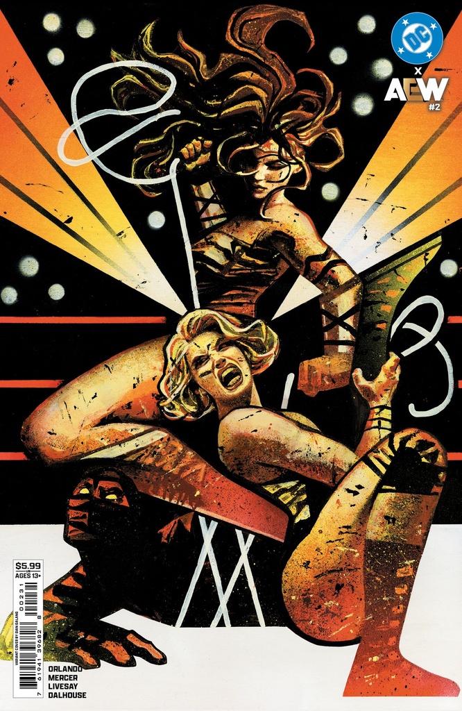 DC x AEW #2 of 2 (Cover C Gian Galang Card Stock Variant)