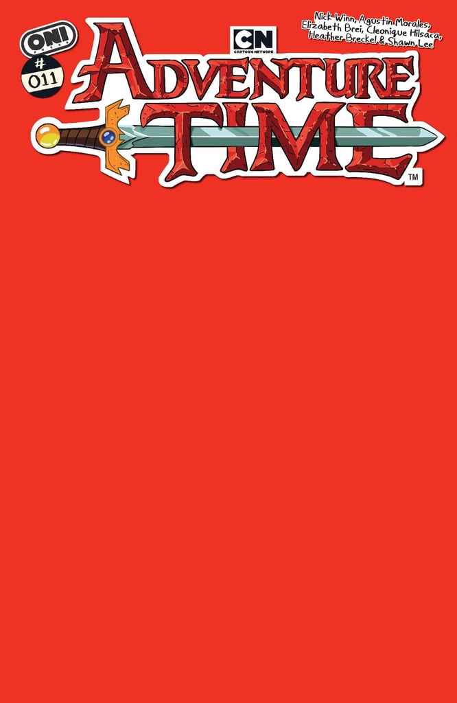 Adventure Time #11 (Cover C Flame Princess Red Blank Sketch Variant)