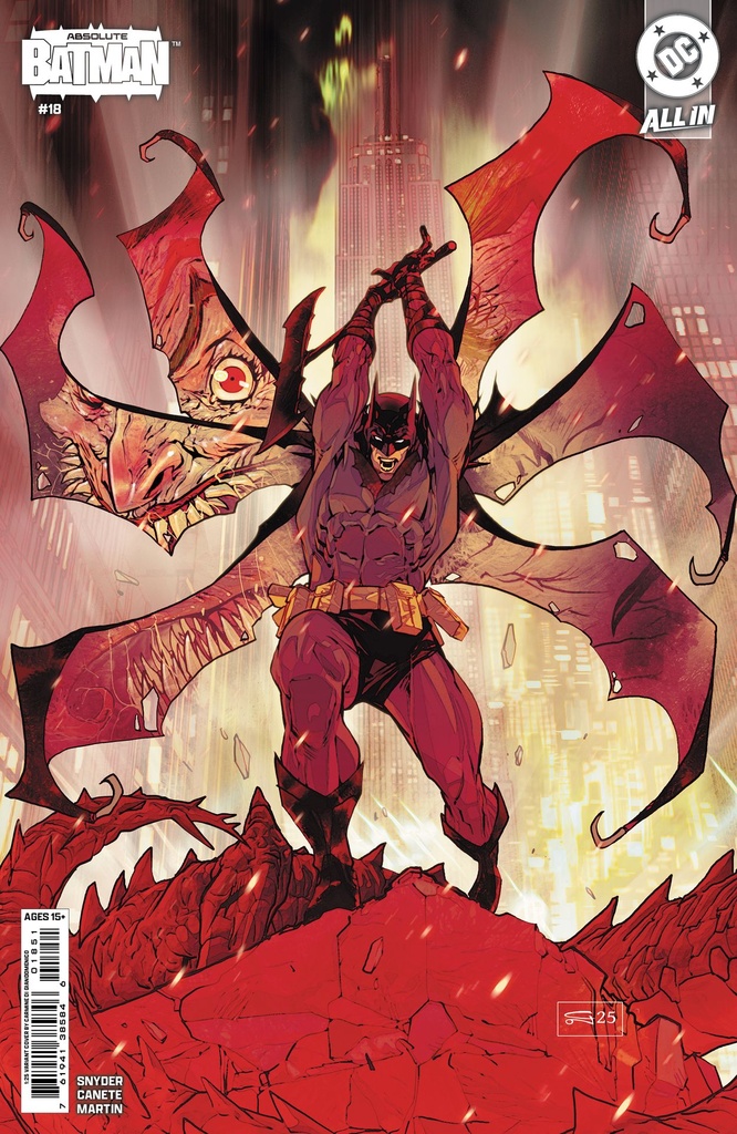 Absolute Batman #18 (1:25 Carmine Di Giandomenico Card Stock Variant)