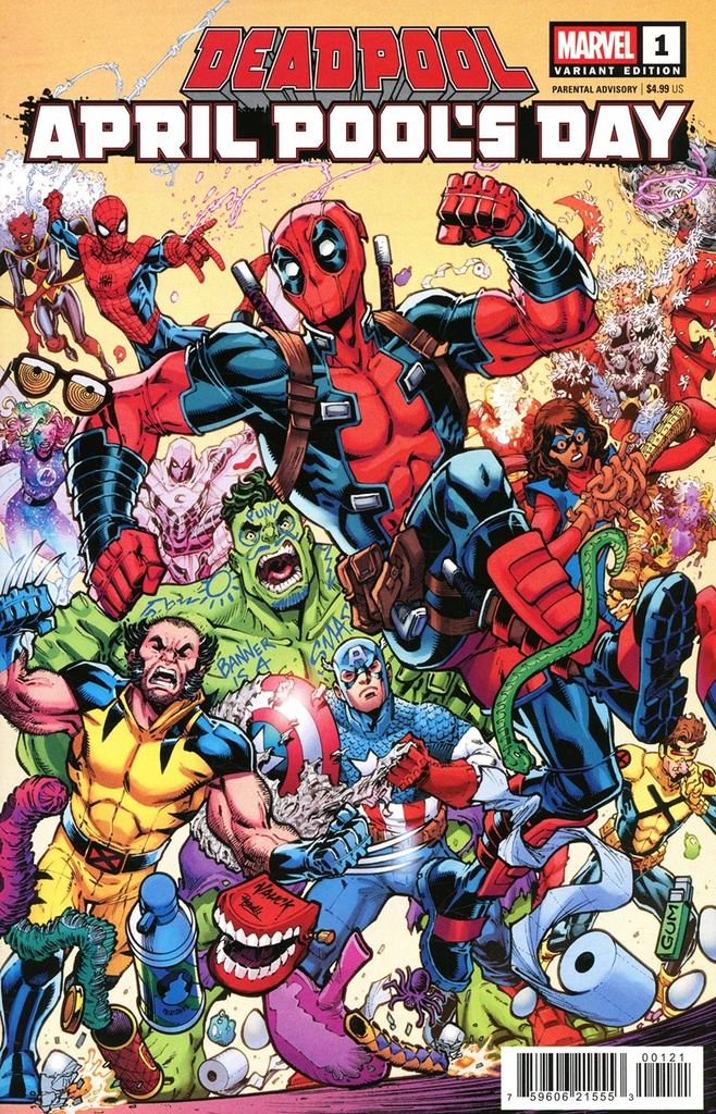 Deadpool: April Pool's Day #1 (Todd Nauck Variant)