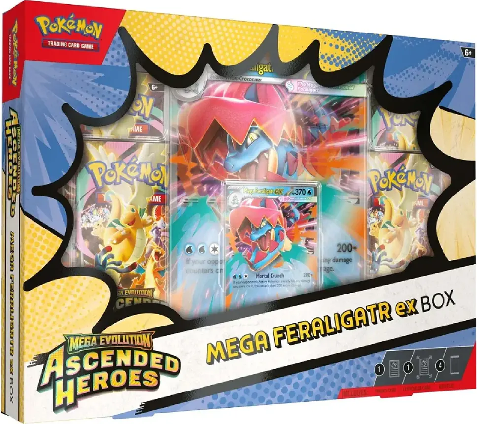 Pokémon - Mega Evolution 2.5: Ascended Heroes Mega Feraligatr ex Box