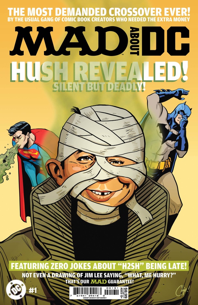 MAD About DC #1 (Cover C Chip Zdarsky Card Stock Variant)