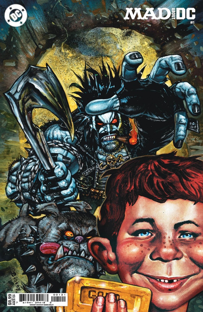 MAD About DC #1 (Cover B Simon Bisley Card Stock Variant)