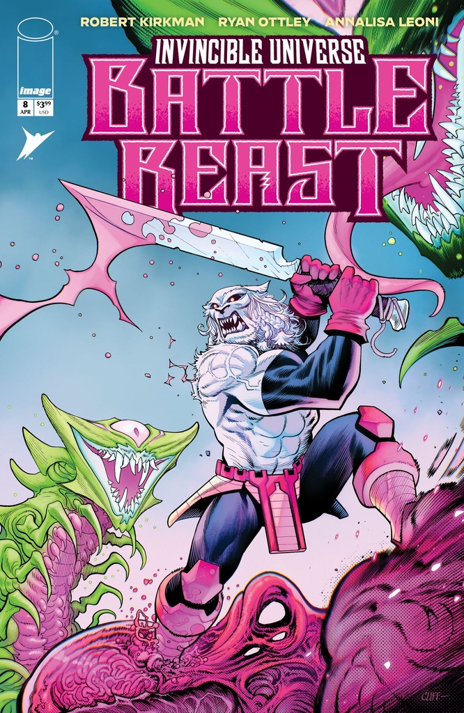 Invincible Universe: Battle Beast #8 (1:25 Cliff Rathburn Variant)