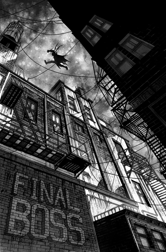 Final Boss #5 (1:25 Danny Earls B&W Variant)
