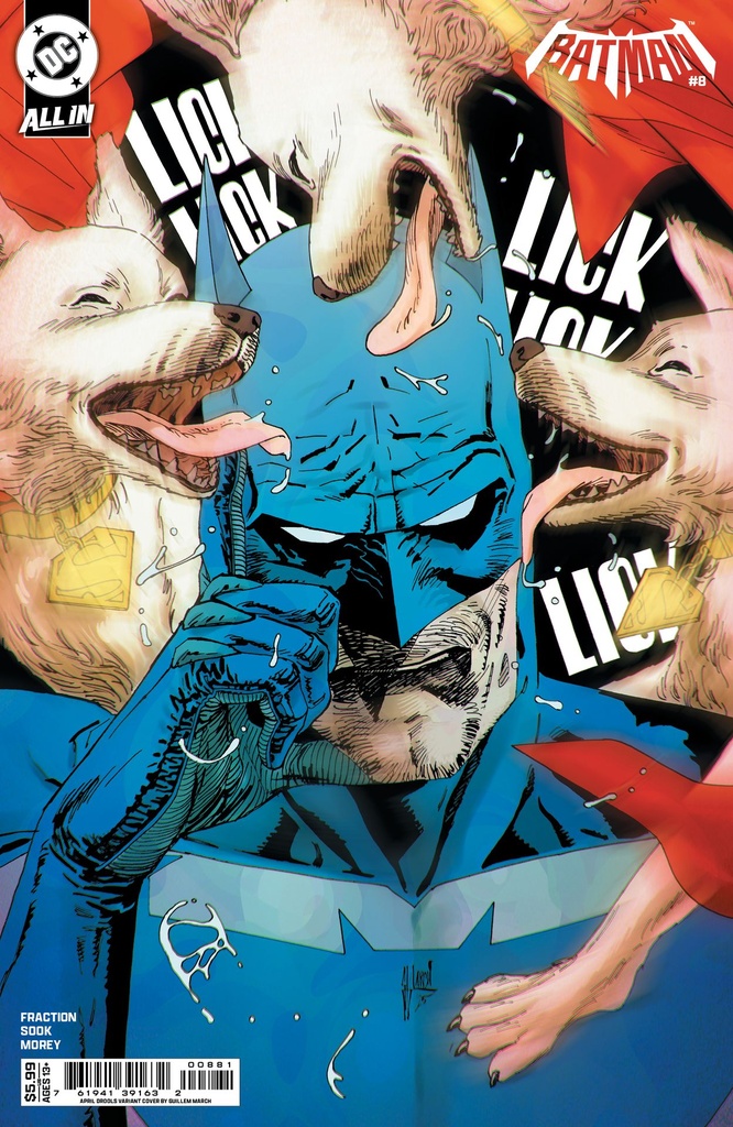 Batman #8 (Cover G Guillem March April Drools Card Stock Variant)