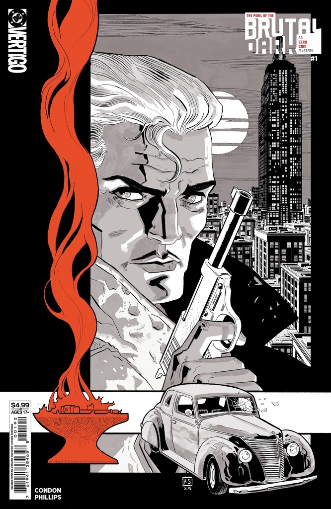 The Peril of the Brutal Dark: An Ezra Cain Mystery #1 of 6 (2nd Printing Cover B Hayden Sherman Card Stock Variant)