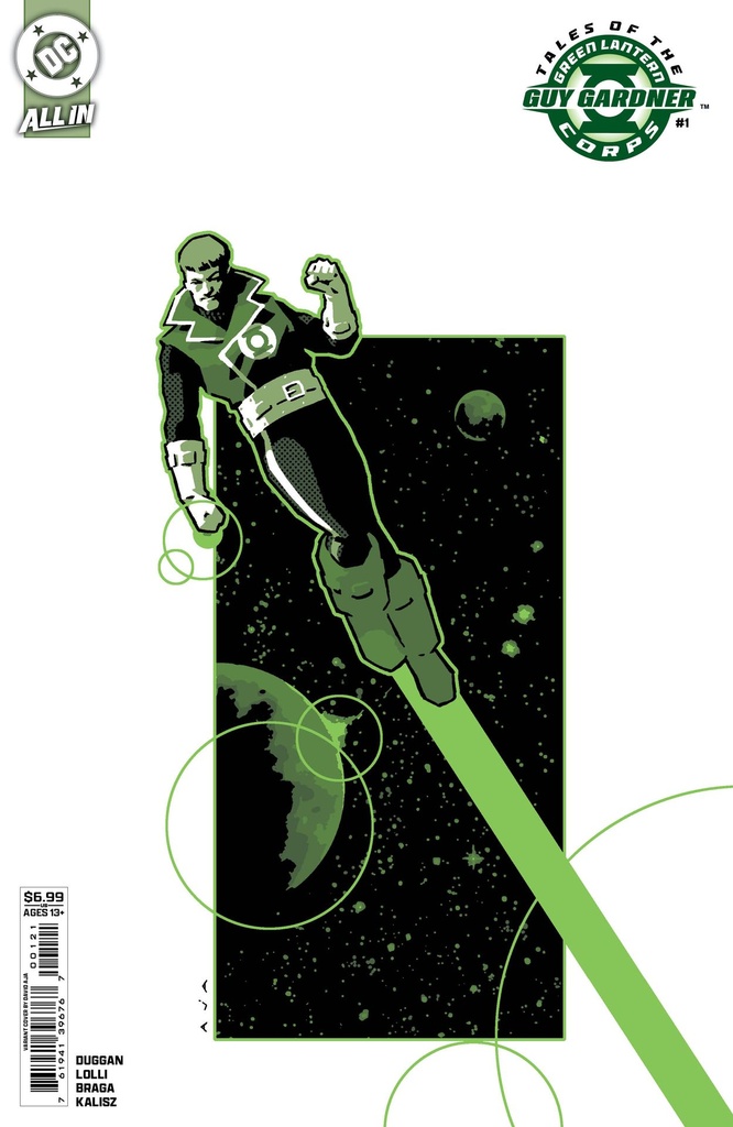 Tales of the Green Lantern Corps: Guy Gardner #1 (Cover B David Aja Card Stock Variant)