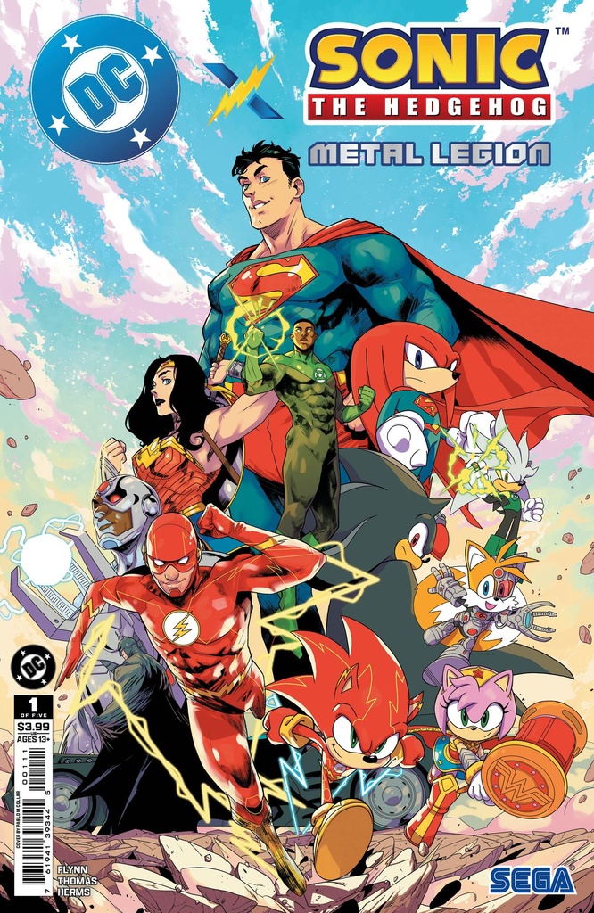 DC x Sonic the Hedgehog: Metal Legion #1 of 5 (Cover A Pablo M Collar)