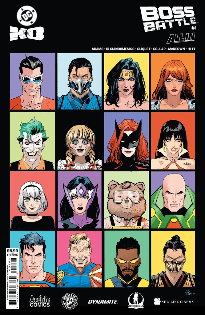DC K.O: Boss Battle #1 (2nd Printing Cover B Dan Mora Card Stock Variant)