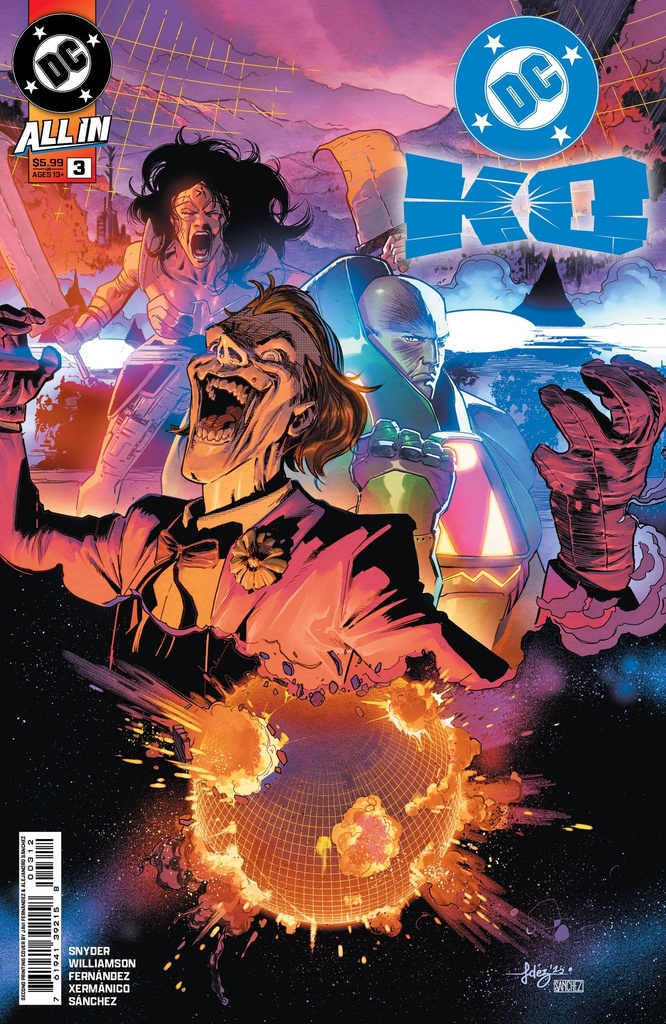 DC K.O. #3 of 5 (2nd Printing Cover A Javier Fernandez)