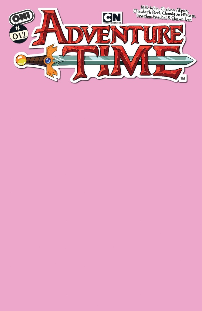 Adventure Time #12 (Cover C Gumball Guardian Pink Blank Variant)