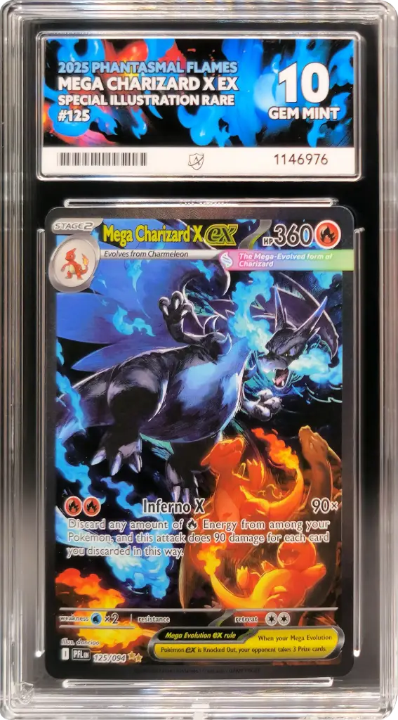 ACE10 Mega Charizard X ex 125/094 - Special Illustration Rare (2025 Pokémon - Scarlet & Violet: Phantasmal Flames #1146976)