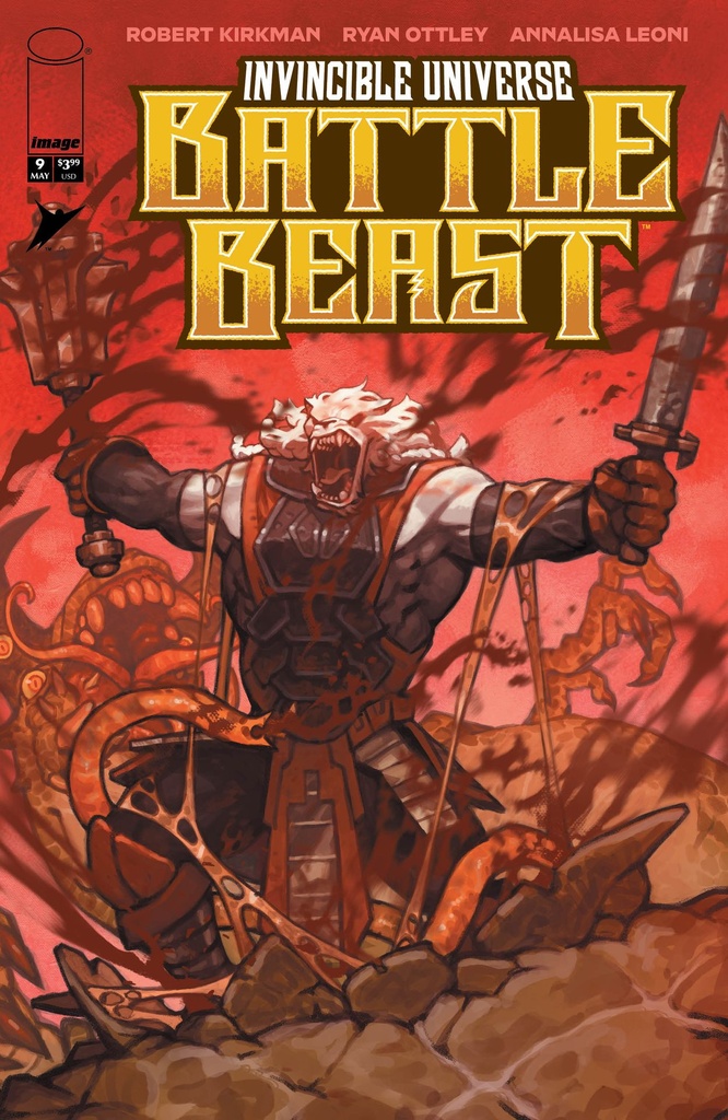 Invincible Universe: Battle Beast #9 (1:50 Crom Variant)