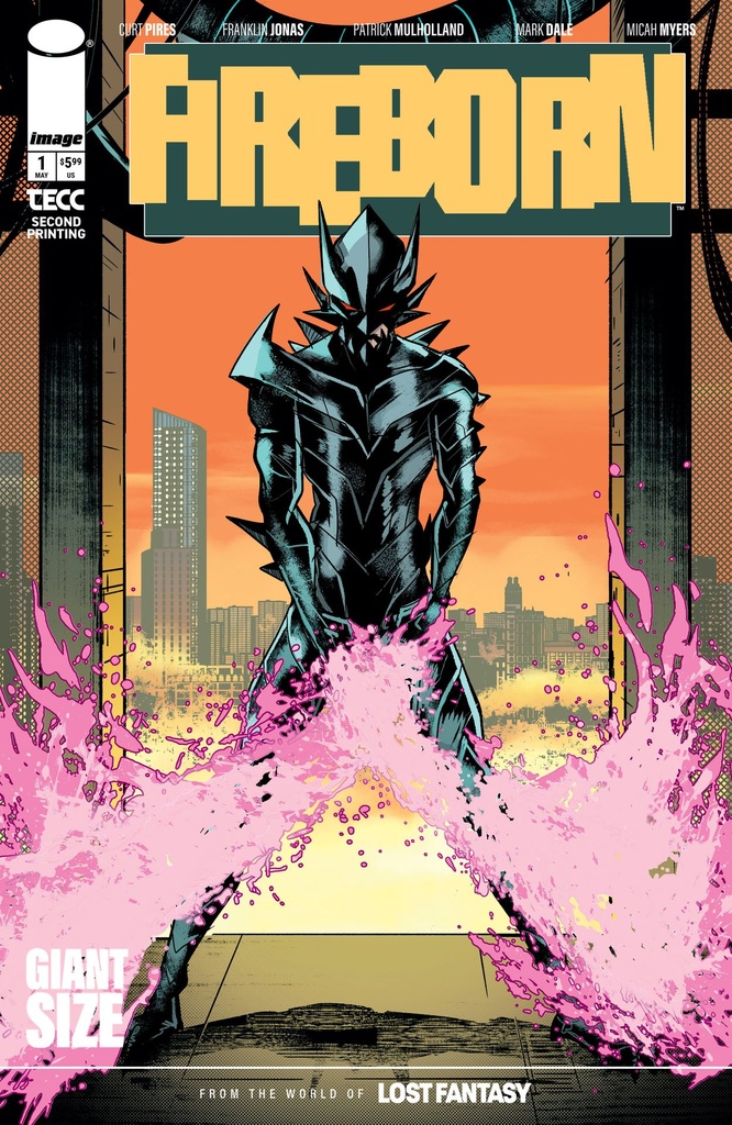 Fireborn #1 (2nd Printing Cover B Patrick Mulholland Absolute Batman Homage Foil Variant)