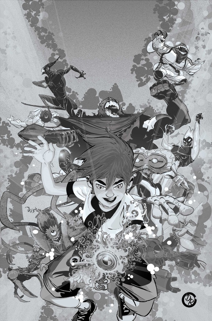 Ben 10 #1 (1:20 Duncan Rouleau Line Art Virgin Variant)