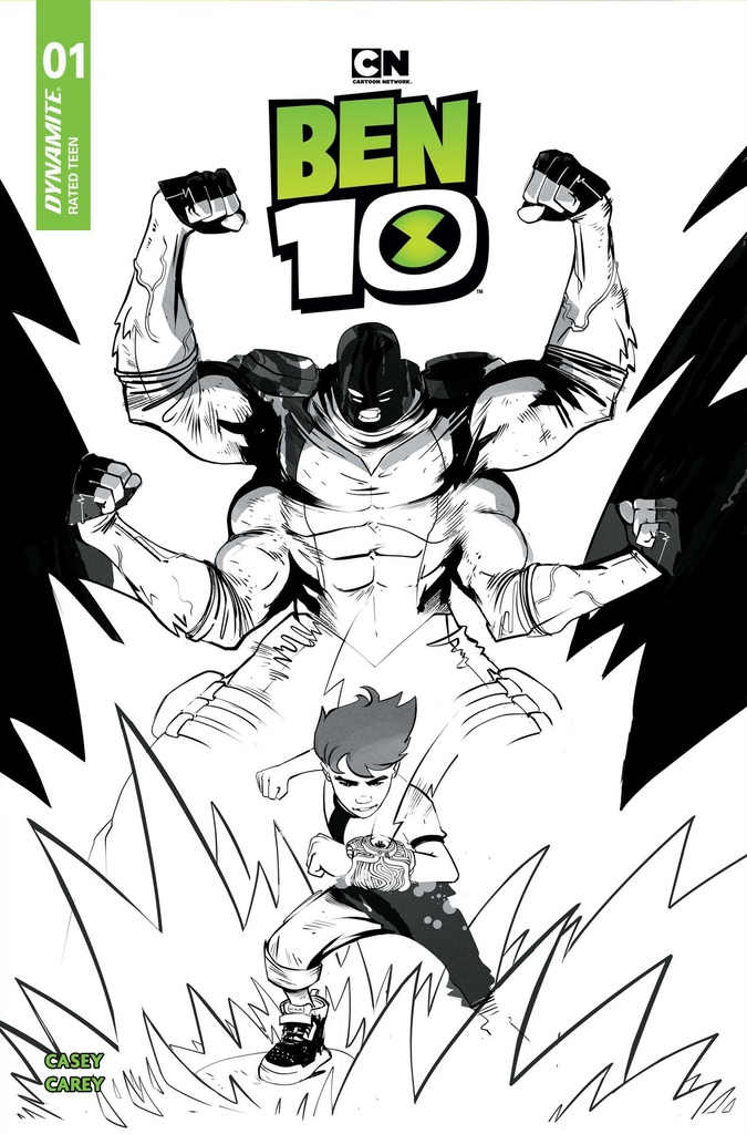 Ben 10 #1 (1:15 Sebastian Piriz Line Art Variant)