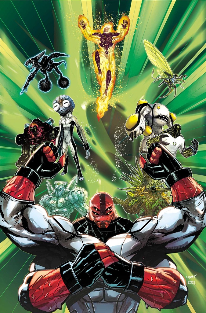 Ben 10 #1 (Cover T Robert Carey Foil Virgin Variant)