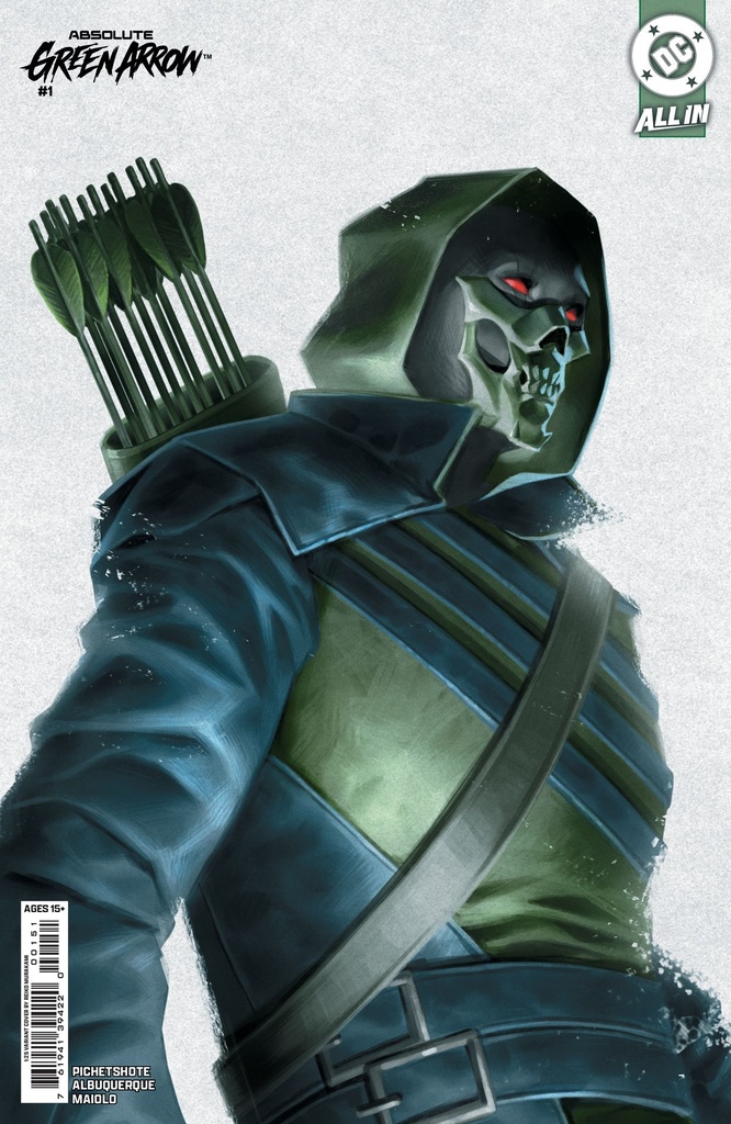 Absolute Green Arrow #1 (1:25 Reiko Murakami Card Stock Variant)