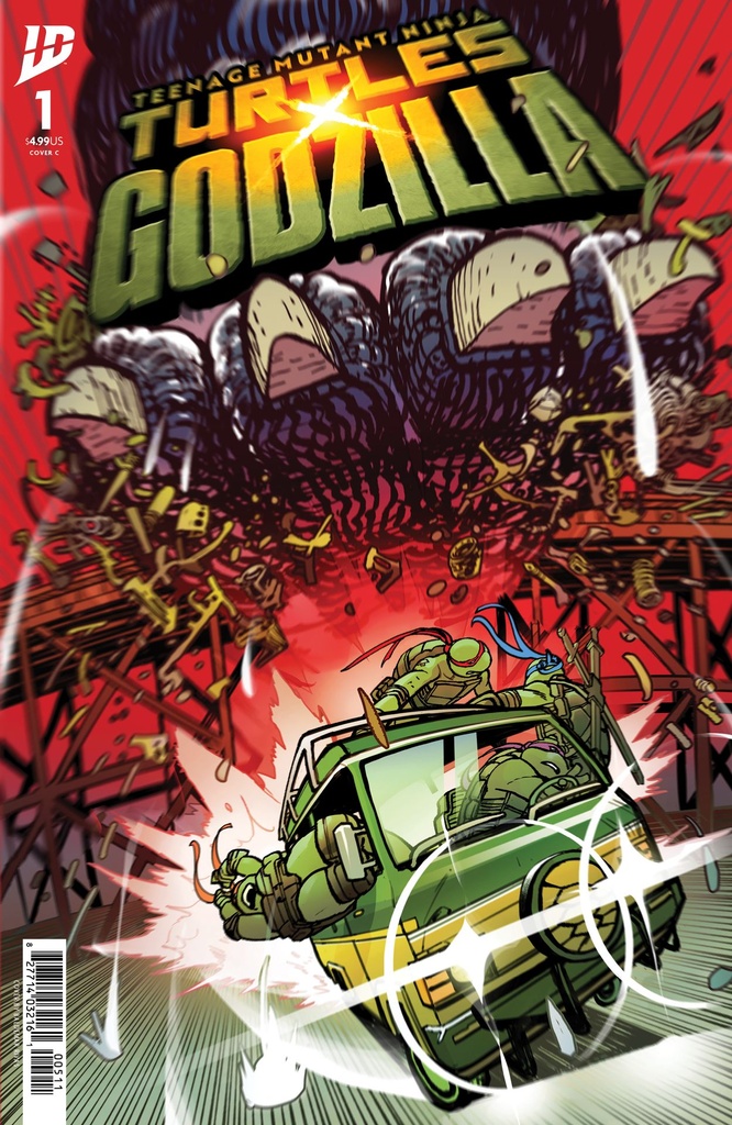 Teenage Mutant Ninja Turtles x Godzilla #1 (Cover C Baldemar Rivas)
